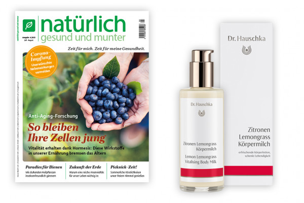 Jahresabo mit der Körpermilch von Dr. Hauschka