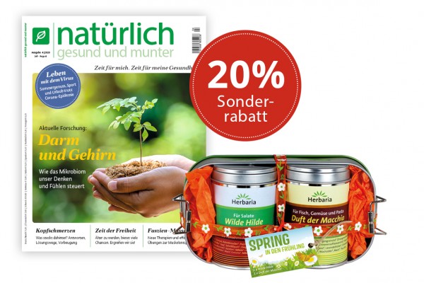 Jahresabo mit 20% Sonderrabatt und Dankeschön von Herbaria