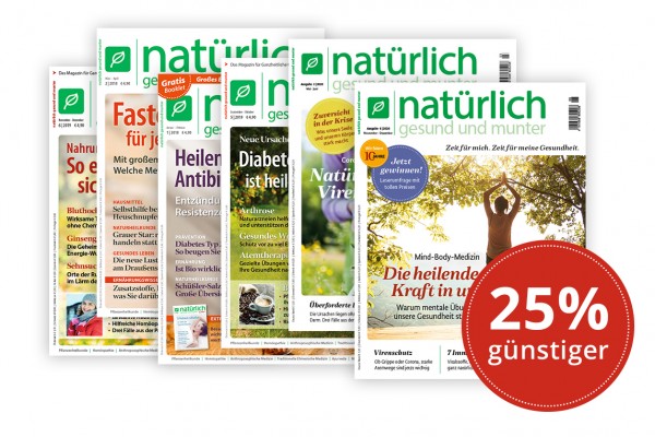 Jahresabonnement mit 25 % Ersparnis!