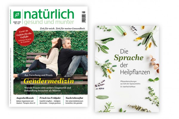 Geschenkabo mit der Broschüre "Die Sprache der Heilpflanzen